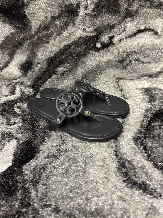 Tory Burch Shoes - Tory Burch Miller Sandal Black / Gold Women’s Size 8.5